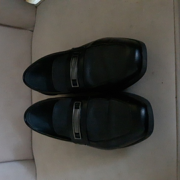 Calvin Klein Jameson men's black leather loafer original $115 - Picture 2 of 7